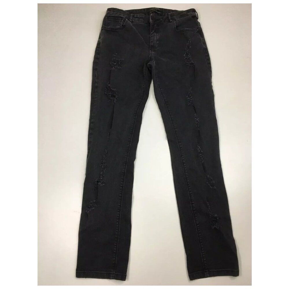 SCOTCH & SODA Maison Les Bons Vivants Black Distressed Jeans